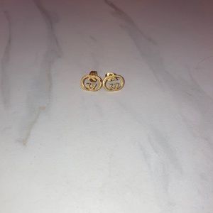 Gold Gucci earrings
